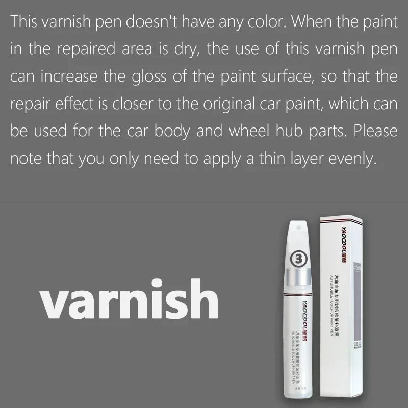 Car Paint Repair Kit for Toyota Models - Small Scratch Touch-Up, Multiple Colors