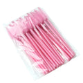 25PCS Eyelash & Eyebrow Makeup Brush Set - Micro Brushes & Mascara Wands