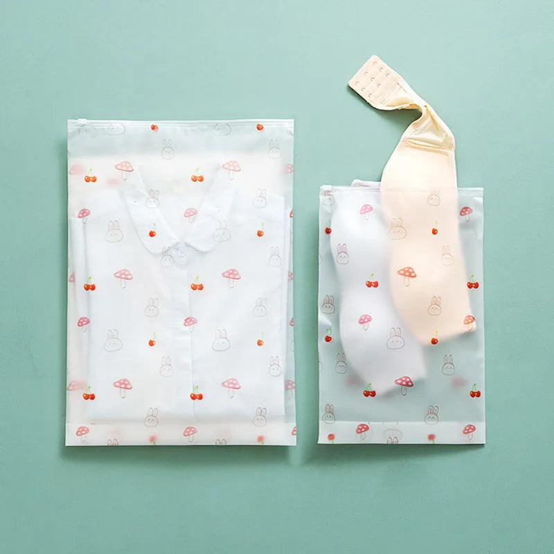 Reusable Plastic Travel Storage Bags for Clothes Shoes Waterproof Organizer