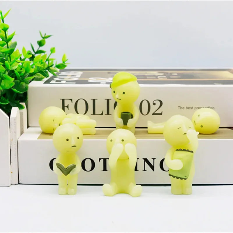 Anime Blind Box Figure Toy Collectible Doll for Bedroom Decor - Surprise Noctilucent Model