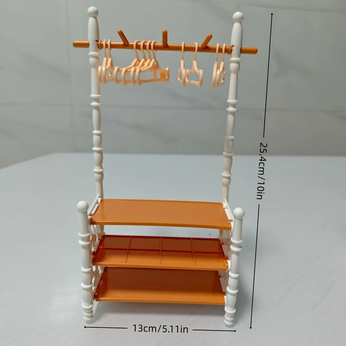 Miniature Doll House Wardrobe Set for Collectors & Scene Decor