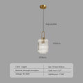 Minimalist Glass Pendant Light for Kitchen & Dining Room - Modern LED Hanging Lamp