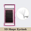 False Eyelash Extensions Mega Volume 3D 4D 5D W Shape Faux Mink Natural Soft Lashes