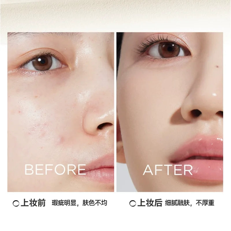 Lightweight Buildable Foundation & Concealer BB Cream - Long-Lasting Oil-Control Liquid Makeup