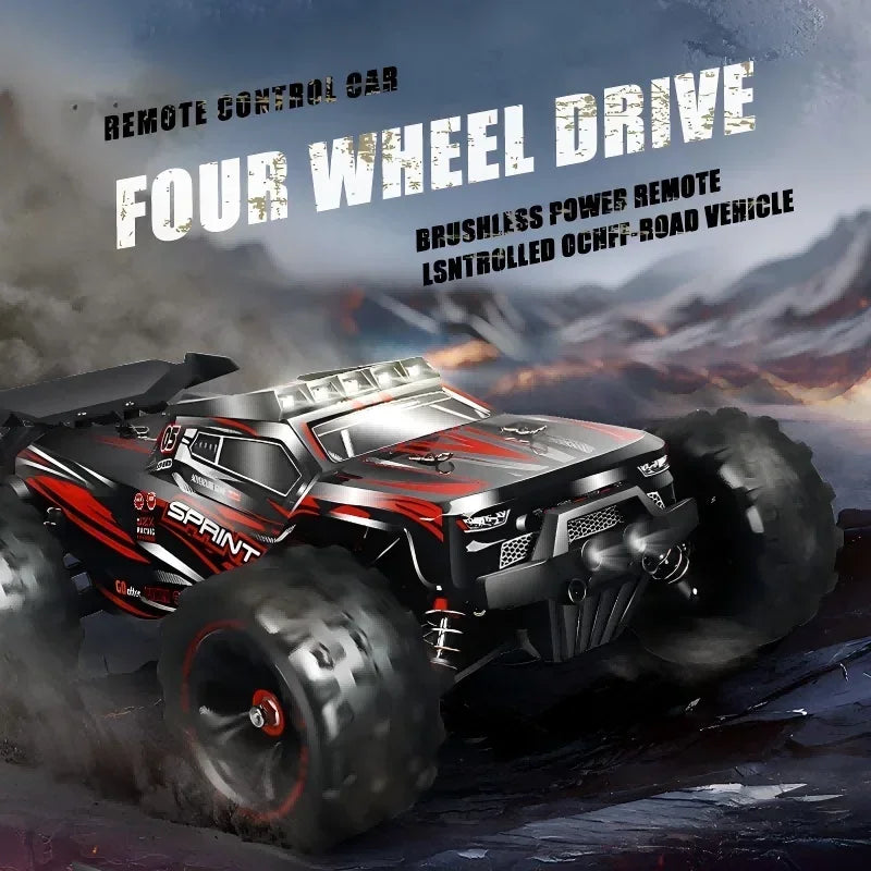 High Speed 4WD RC Car with LED Remote Control Drift Monster Truck for Kids