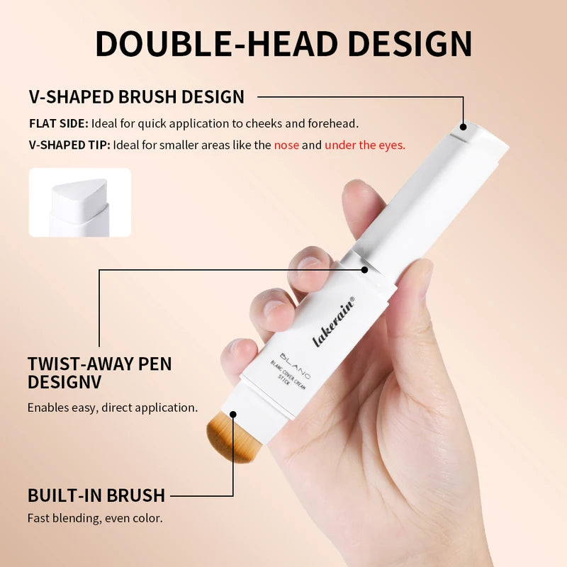 Dual-Ended Color Changing Foundation Stick - Buildable, Lightweight, Skin Tone Makeup
