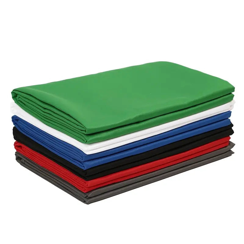 Photography Backdrop Cloth Green White Black Smooth Fabric for Studio & Video