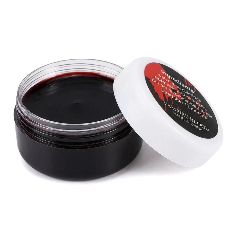 Fake Blood Gel for Halloween Body Painting and Cosplay 30g - Skin-Friendly, Easy to Clean