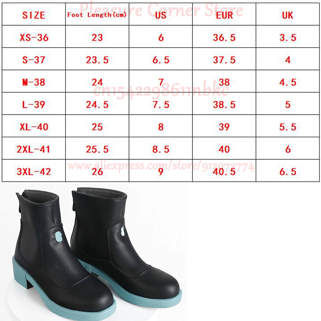 Cosplay Full Set Costume with Shoes & Headwear - Miku Style Uniform