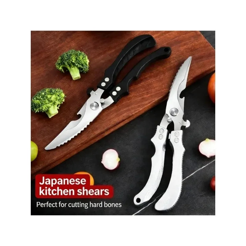 Multipurpose Kitchen Scissors - Ultra Sharp Stainless Steel Chicken Fish Scissors
