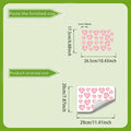 Pink Love Glow in The Dark Wall Decals for Nursery & Home Decor