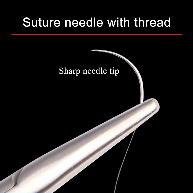 Medical Ophthalmic Suture Needle 10-0 Nylon Monofilament with Needle