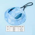Pets Sun Hat with Ear Holes - Adjustable Baseball Cap for Dogs & Cats - Summer Outdoor Pet Accessory