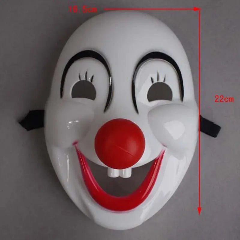 Halloween Clown Mask Fancy Dress Costume Party Mask Red Nose Masquerade