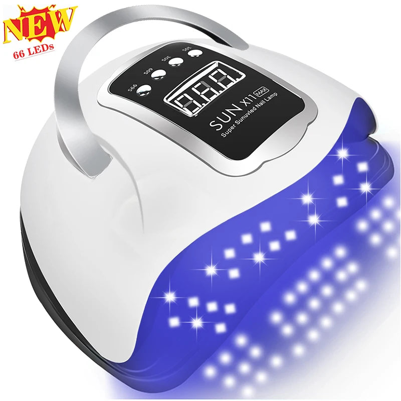 Professional Nail Polish Kit with LED UV Lamp & Nail Drill - 27 Colors
