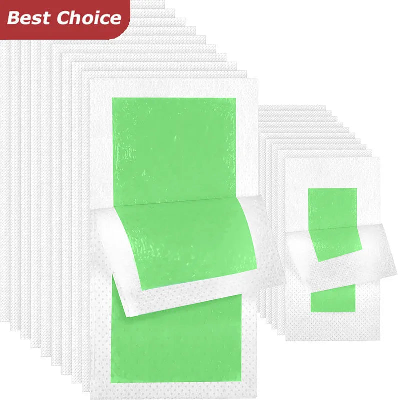 Facial Wax Strips Hair Removal Kit - Painless, Fast & Suitable for All Skin Types - 10 Pieces
