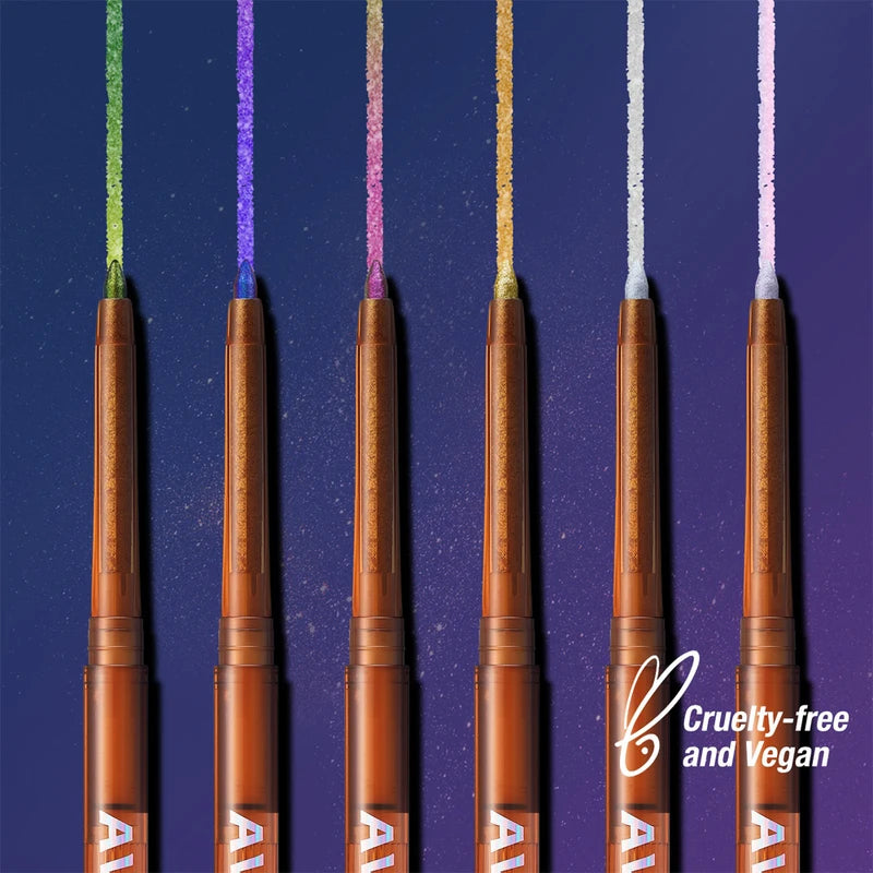 Liquid Eyeliner with Pearl Gloss & Metallic Multi Chrome Colors - Eye Makeup Glitter Pigment