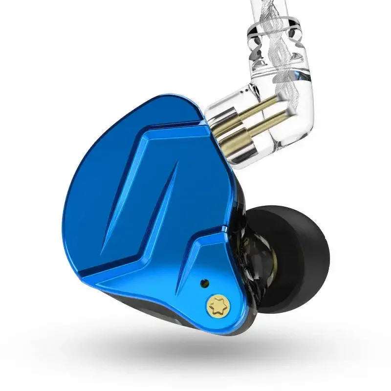 Hybrid In-Ear Earphones with Noise Cancelling, Metal Build, 1BA+1DD Driver