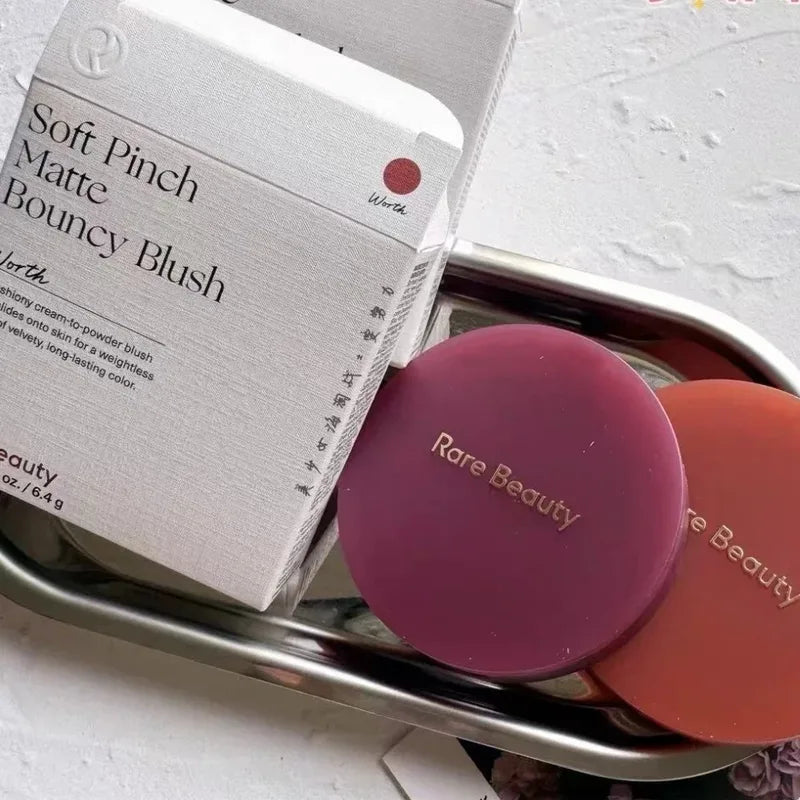 Long-Lasting Matte Liquid Blush - Hydrating Cream-to-Powder Face Makeup