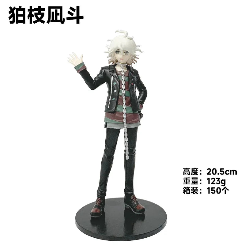 20CM Anime Danganronpa Nagito Komaeda Action Figure PVC Collectible Toy - White & Black Variants