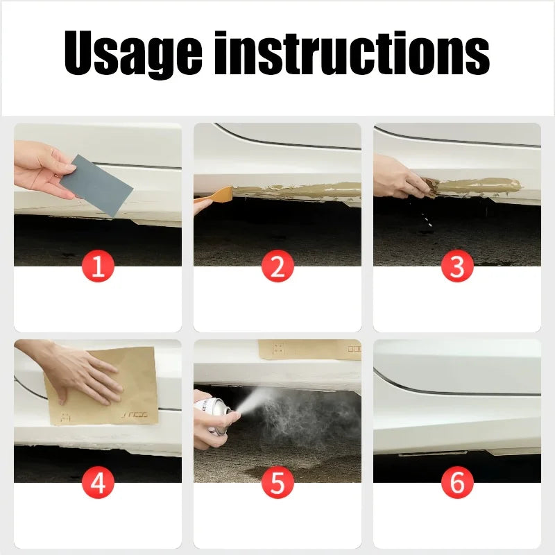 Automobile Paint Surface Repair Kit for Dents and Scratches - Quick-Drying Filler