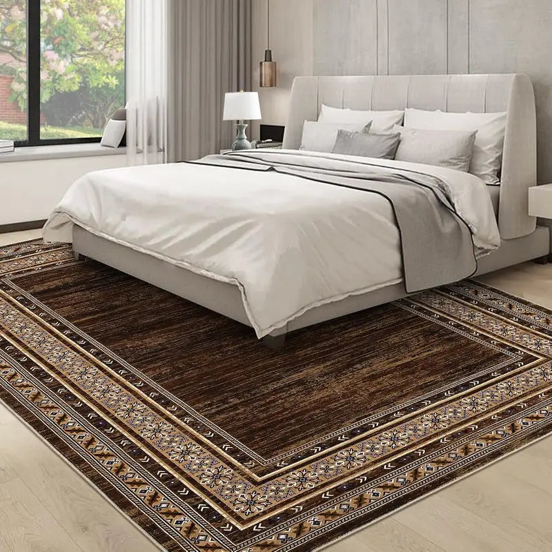 Outdoor Waterproof Area Rug 8x10ft - Non-Slip Floor Mat for Living Room & Patio