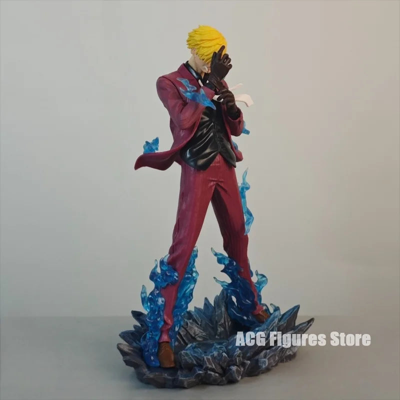 Anime ONE PIECE Sanji PVC Action Figure 25cm Collectible Desktop Statue