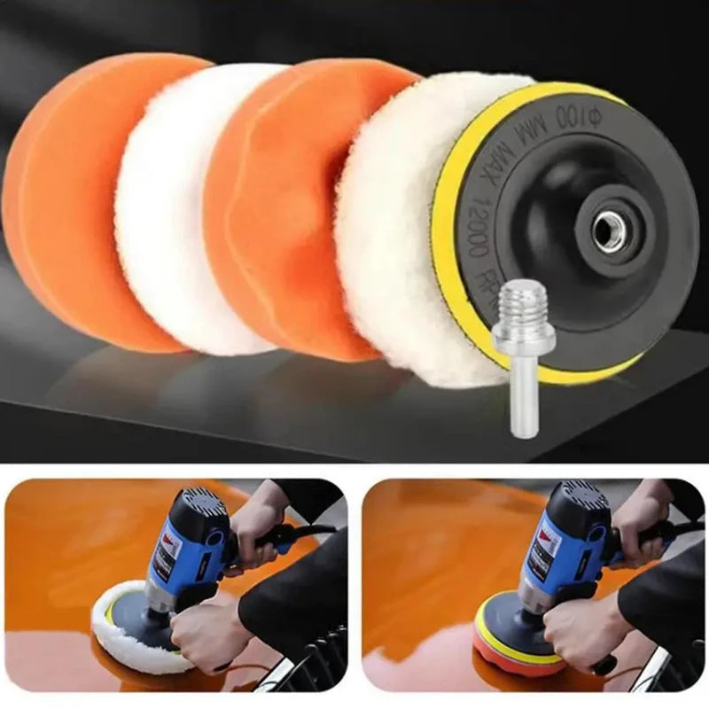 22PCS 3 Inch Car Polishing Buffing Pads Set for Auto Motorcycle Scratch Removal