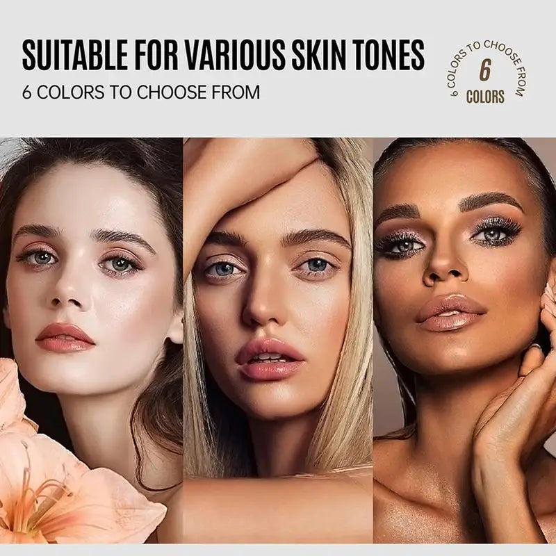 Long Lasting Matte Full Coverage Liquid Foundation - Natural Concealer Makeup