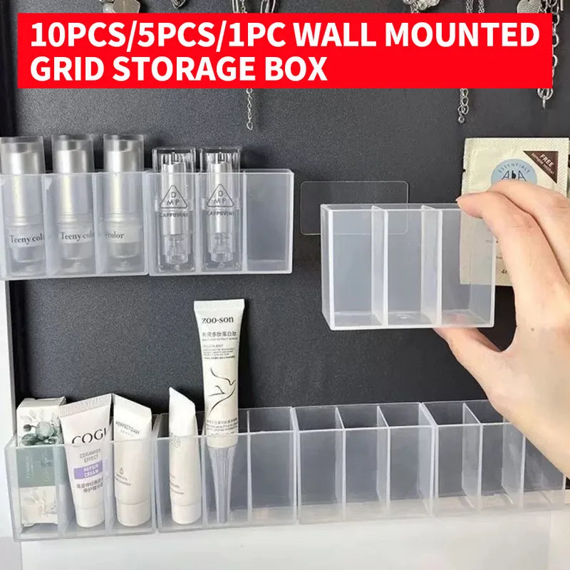 Multifunctional Wall-Mounted Storage Box for Small Items - 10 Pieces