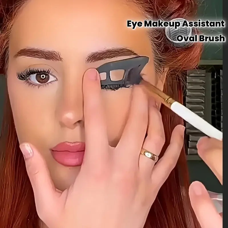 3-Piece Eye Makeup Kit with Brushes & Templates for Beginners – Professional Look