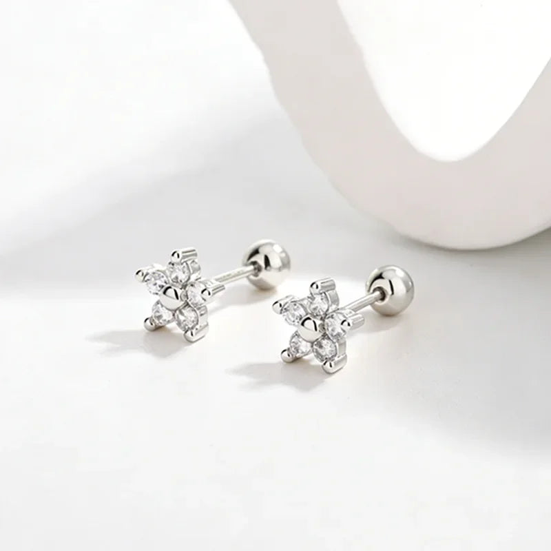 Butterfly Tragus Stud Earrings Star Dangle Jewelry for Women - Multiple Colors