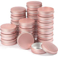 Aluminum Cosmetic Jars - 50pcs Metal Empty Containers for Lip Balm & Face Care