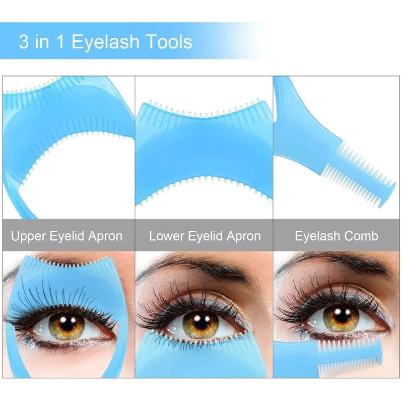 Multi-Functional Beauty Tool for Eyelash & Eyebrow Styling, Storage & Guide