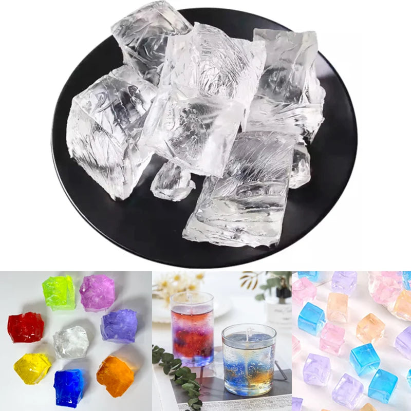 Crystal Jelly Candle Wax for DIY Handmade Candle Making - 100g/500g/1000g, Smokeless & Scented, Multiple Colors