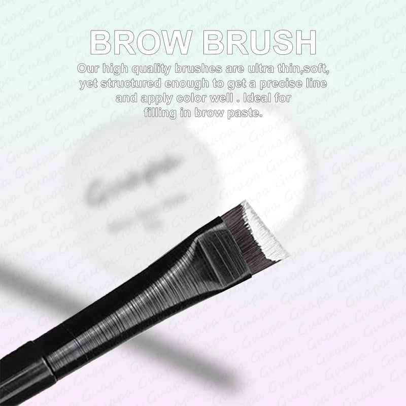 Microblading Brows Mapping Kit with White Brow Paste & Brushes for Flawless Eyebrow & Lip Shape
