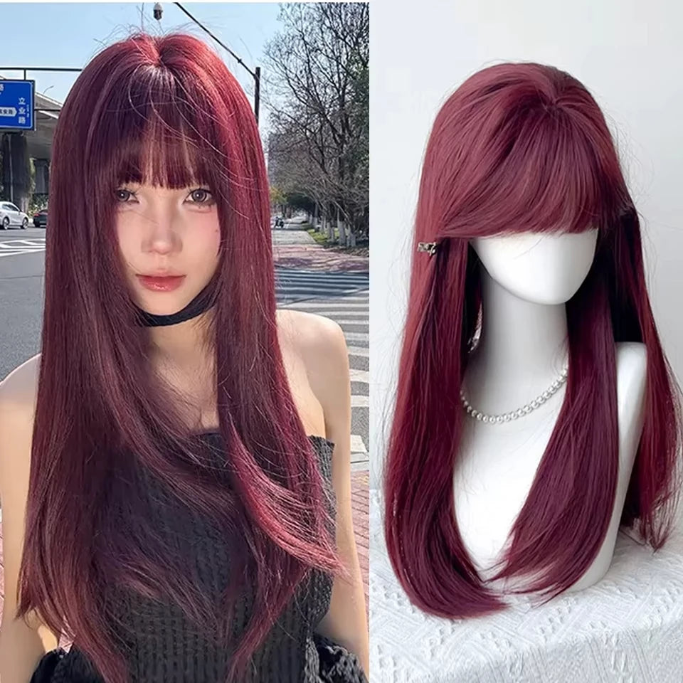 Synthetic Wig for Party Halloween Cosplay Role-Playing Daily Use - High-Temperature Hair Accessory