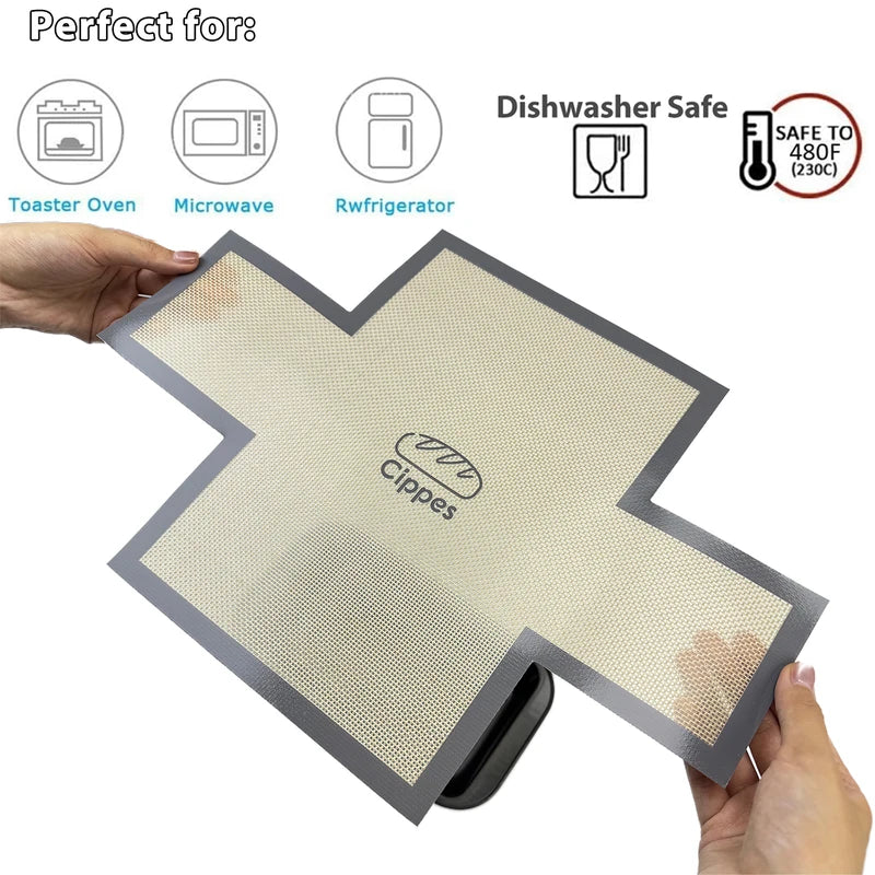 Reusable Silicone Bread Loaf Pan Liners Nonstick Baking Mats for 9.5x5 Inch Bread Pans
