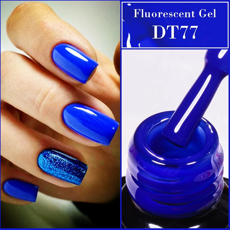 Fluorescent Neon Gel Nail Polish 7ml UV/LED Long Lasting Manicure Color