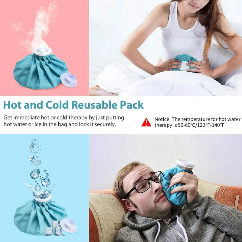 Reusable Hot & Cold Therapy Ice Bag for Injuries Pain Relief Waterproof Leak-Proof