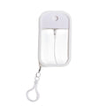 45ml Refillable Perfume and Hand Sanitizer Spray Bottle with Silicone Holder Key Ring