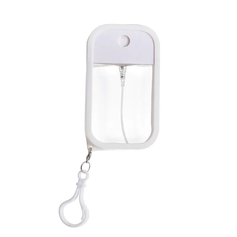 45ml Refillable Perfume and Hand Sanitizer Spray Bottle with Silicone Holder Key Ring