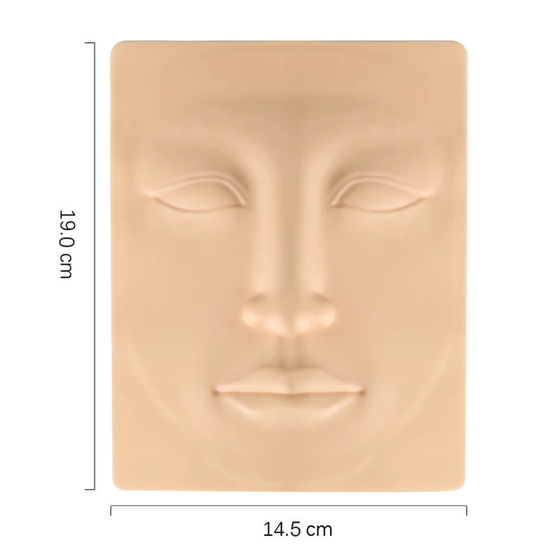 Tattoo Practice Skin Artificial Leather for Eyebrows Eyes Lips Nose Full Face