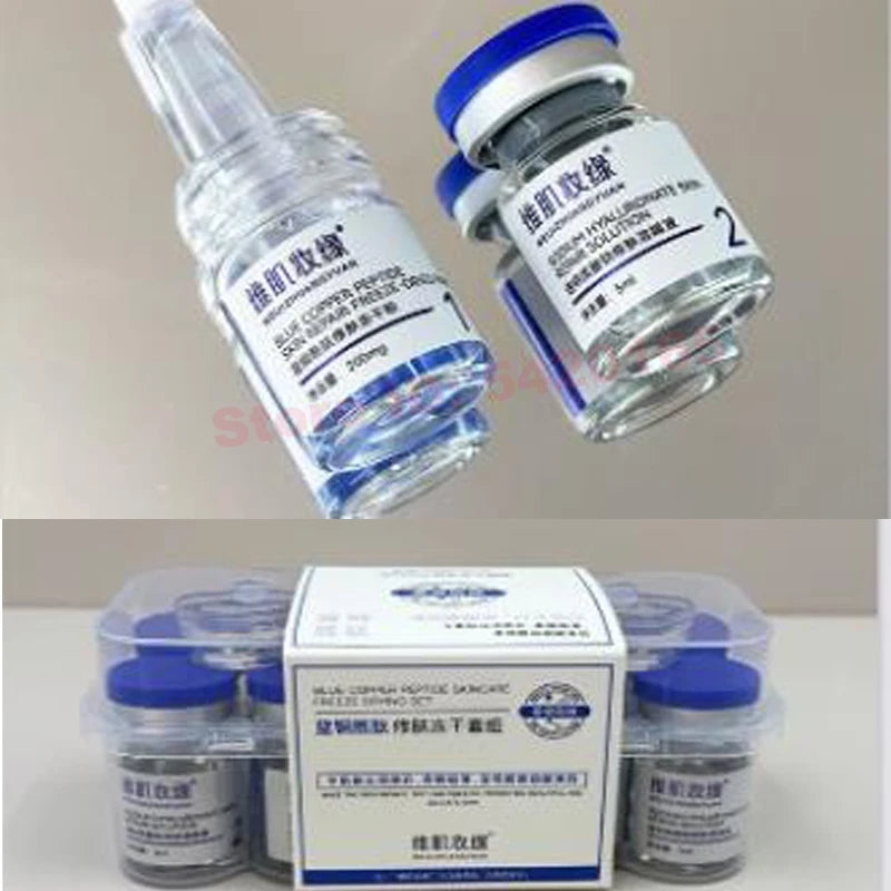 Hydrating Copper Peptide Skin Care Set for Wrinkle Repair & Sensitive Skin