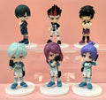 6pcs Set Blue Lock Action Figures Model Toys 9.5cm - Multiple Colors