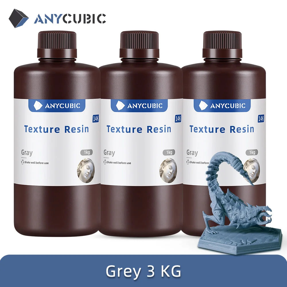 ANYCUBIC Texture Resin 14K High-Precision UV Photopolymer for 3D Printing