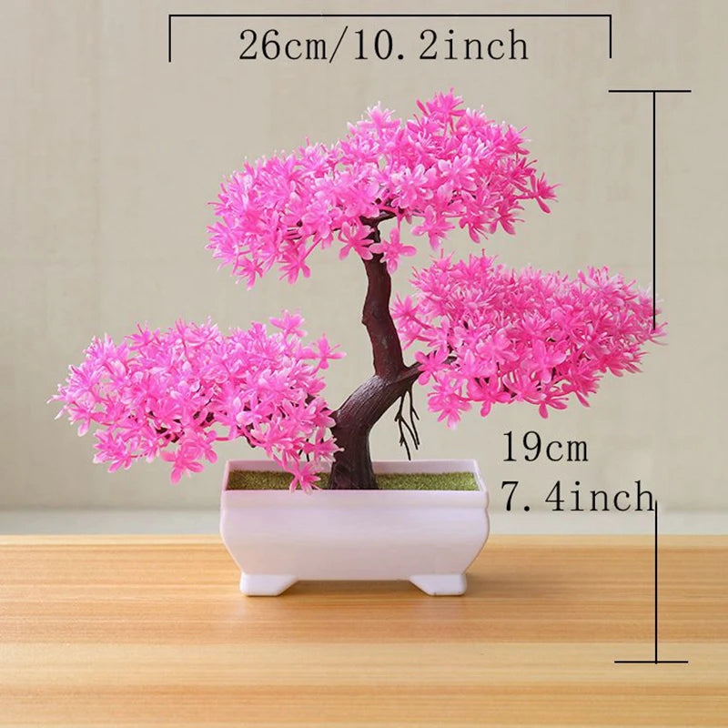 Artificial Bonsai Tree with Pot - Indoor & Outdoor Decoration Plants