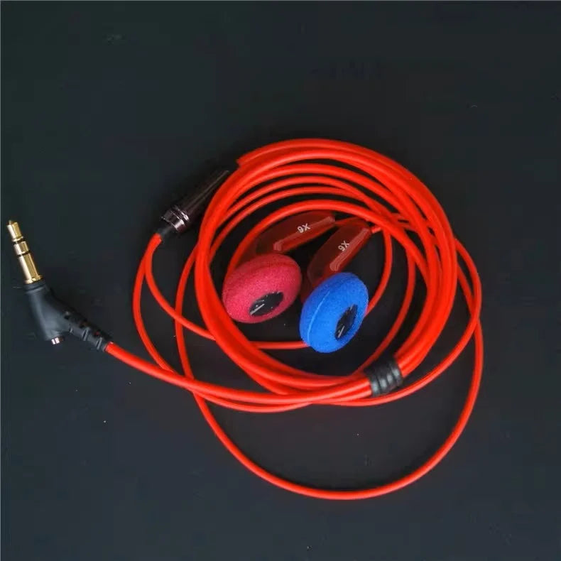 YINCROW X6 3.5mm In-Ear Earphones with Flat Head for HiFi Audio - Multiple Colors