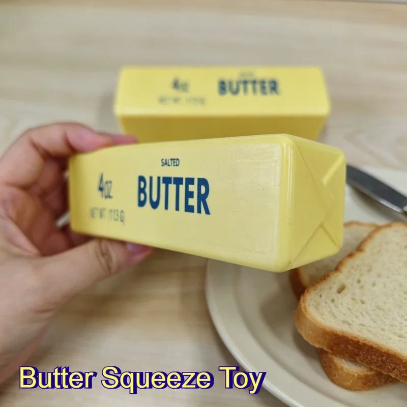 Stress Relief Butter Stick Silicone Squeeze Toy for Desk Office Anxiety Fidget Gadget