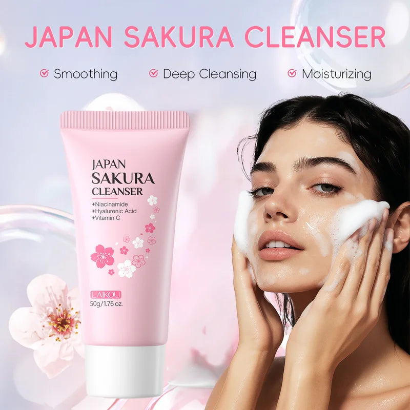 Deep Cleansing Facial Cleanser for All Skin Types - Brightening & Oil Control 50g